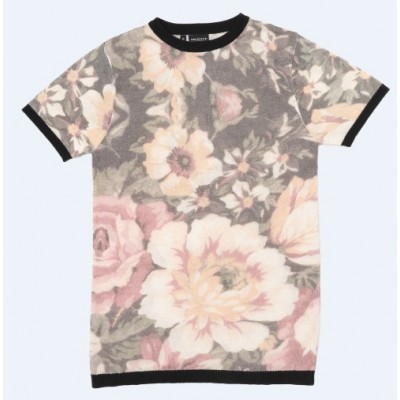 Drop Dead 花花 編織毛衣T-Shirt